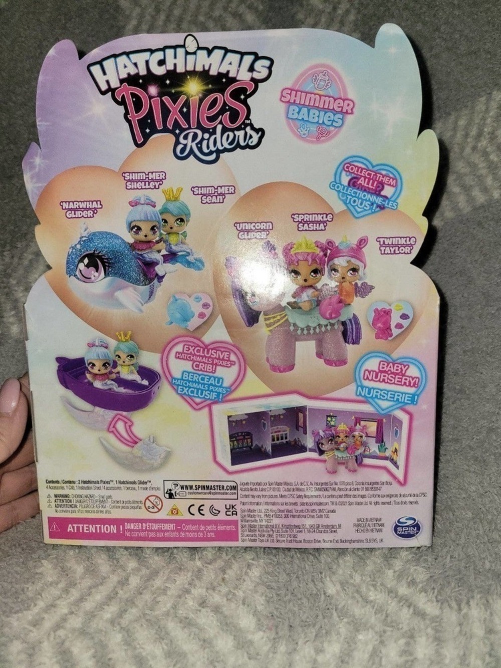 Hatchimals Pixies Riders Pixie Twin Baby Riders - Picture 3 of 3